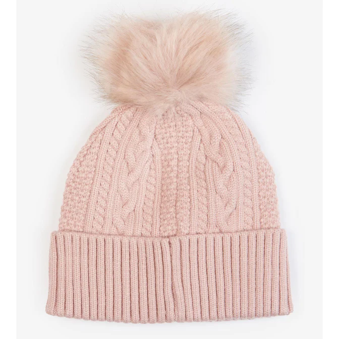 Cappello in lana con pon pon LHA0454 LHA PI11 BARBOUR Rose pink 