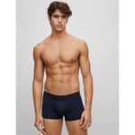 Boxer in microfibra 50475402 10243547 01 405 BOSS Dark blue 