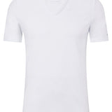 T-Shirt scollo a V 50475415 10243551 01 100 BOSS White 