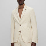 Giacca C-Hanry-233 slim fit in velluto 50502531 10243907 01 131 BOSS Open white 