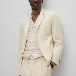 Giacca C-Hanry-233 slim fit in velluto 50502531 10243907 01 131 BOSS Open white 