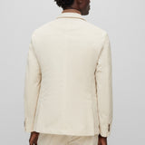 Giacca C-Hanry-233 slim fit in velluto 50502531 10243907 01 131 BOSS Open white 