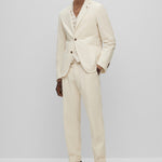 Giacca C-Hanry-233 slim fit in velluto 50502531 10243907 01 131 BOSS Open white 
