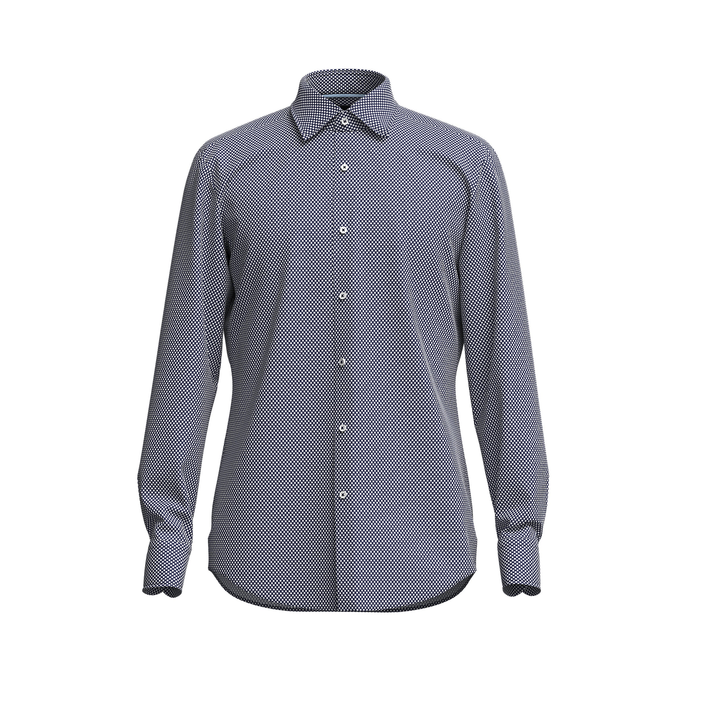 Camicia H-Hank-kent-c1-214 50502804 10253011 01 404 BOSS Dark blue 