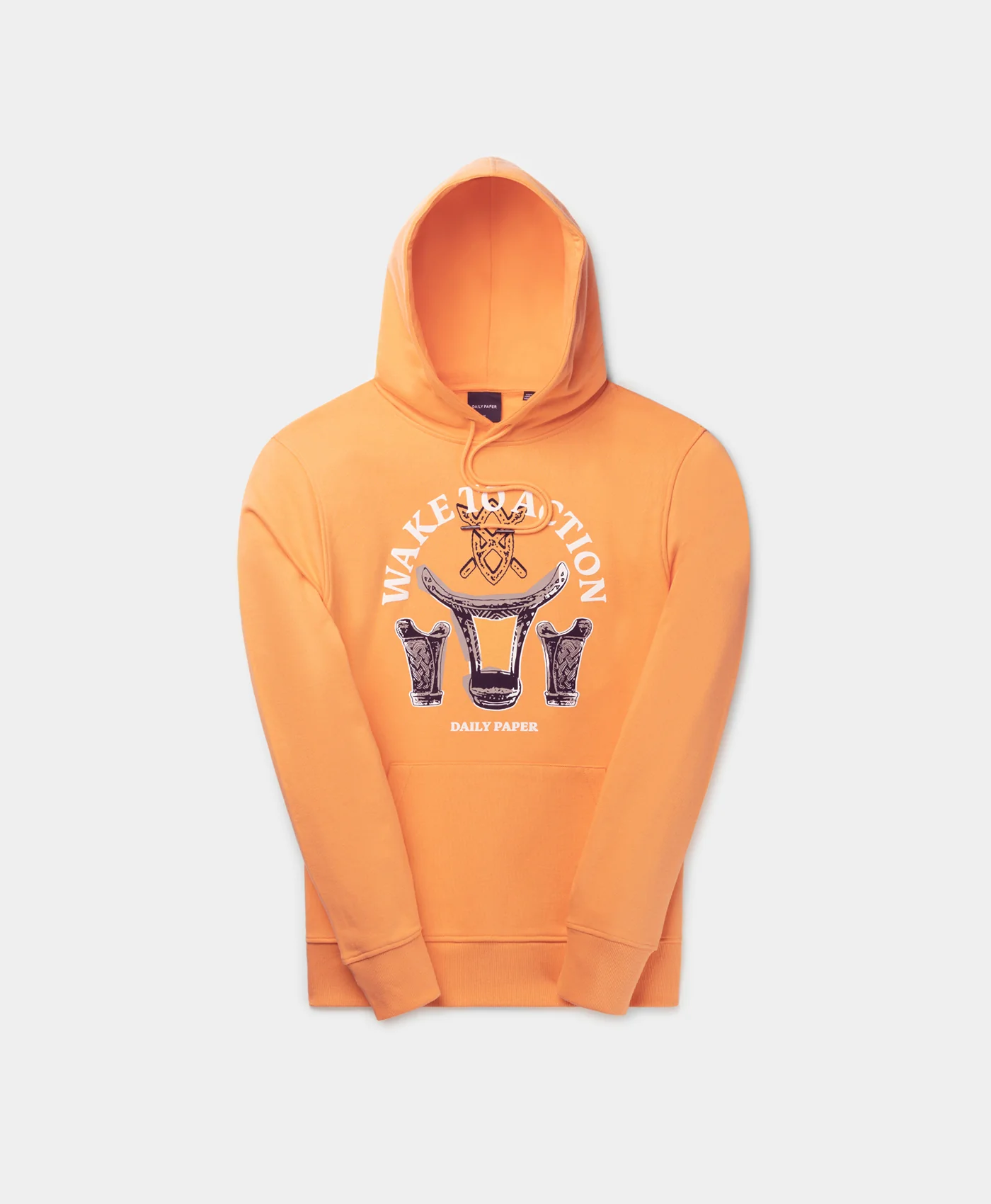 Felpa con cappuccio RIVO 2321104 TANGERINE ORANGE DAILY PAPER Tangerine orange 