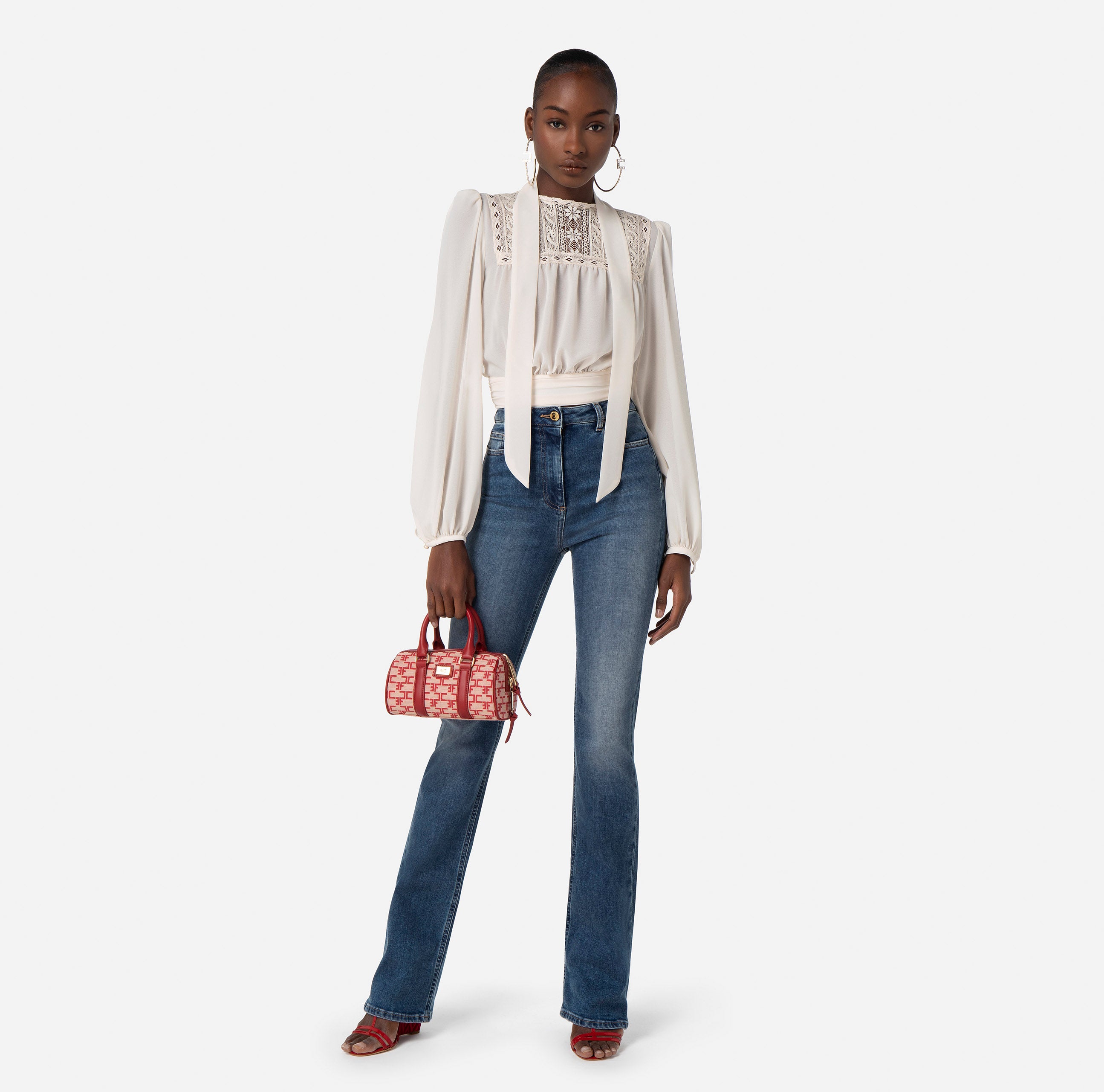 Jeans a zampa PJ26I36E3 104 ELISABETTA FRANCHI Denim 