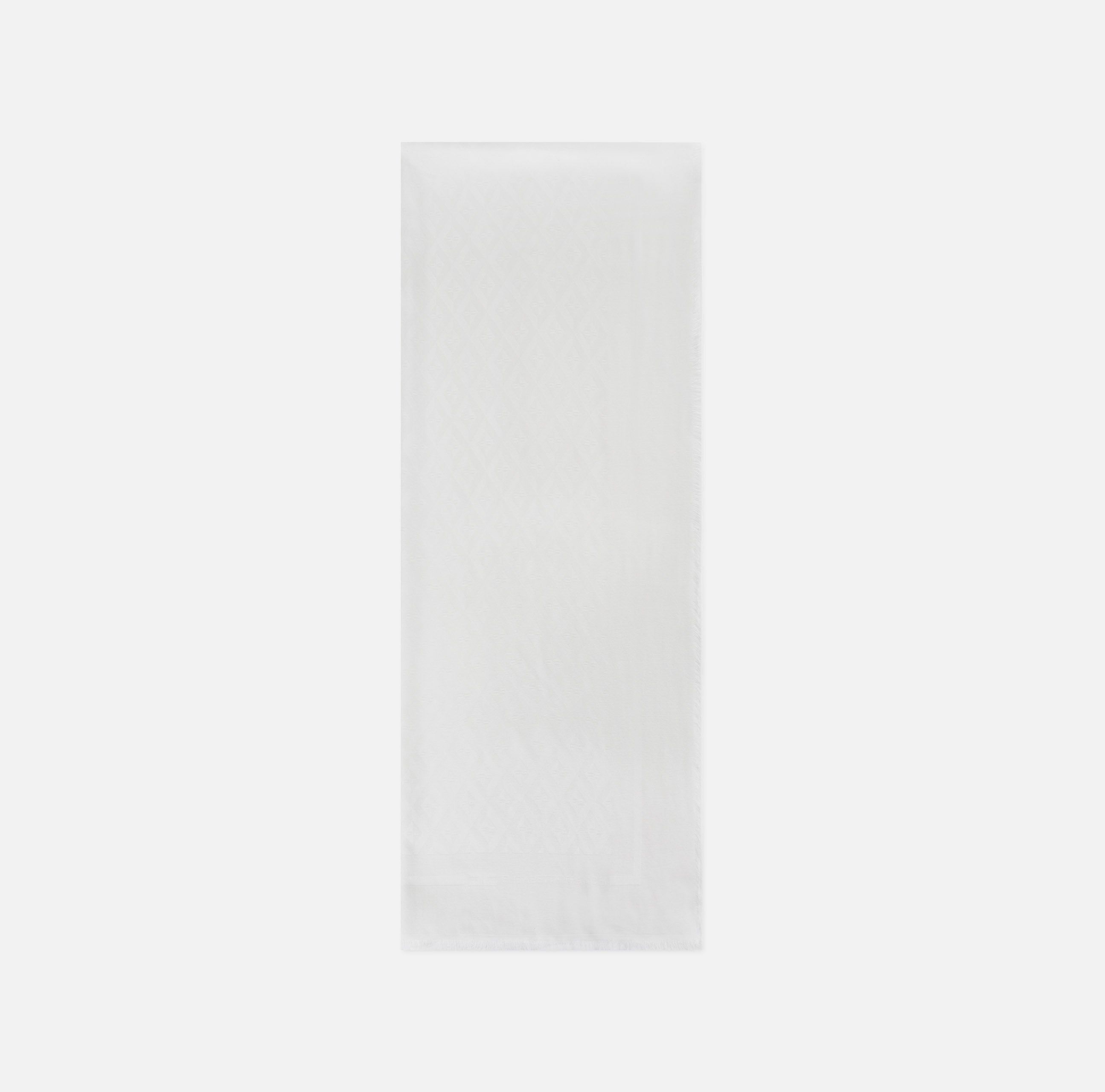 Pashmina in jacquard motivo rombi SC02F36E2 360 ELISABETTA FRANCHI Avorio 