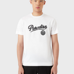 T-Shirt in jersey mercerizzato con decoro paillettes 3R1TBH 1JSAZ 0186 EMPORIO ARMANI White 