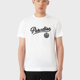 T-Shirt in jersey mercerizzato con decoro paillettes 3R1TBH 1JSAZ 0186 EMPORIO ARMANI White 