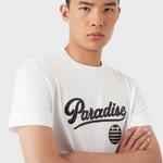 T-Shirt in jersey mercerizzato con decoro paillettes 3R1TBH 1JSAZ 0186 EMPORIO ARMANI White 