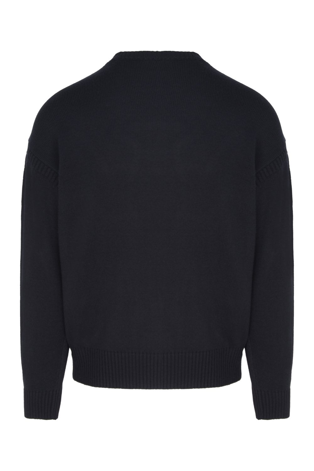 Maglia girocollo con aquila ricamata 6R1MXP 1MMAZ F558 EMPORIO ARMANI Dark grey 