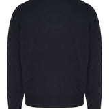 Maglia girocollo con aquila ricamata 6R1MXP 1MMAZ F558 EMPORIO ARMANI Dark grey 