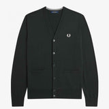 Cardigan in misto lana K9551 Q20 FRED PERRY Night green 