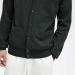 Cardigan in misto lana K9551 Q20 FRED PERRY Night green 