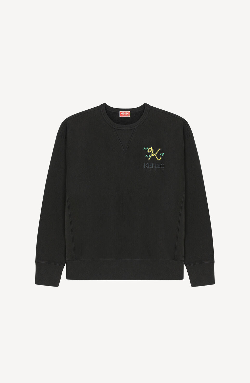 Felpa girocollo Tiger tail FC65SW4214ME 99J KENZO Black 