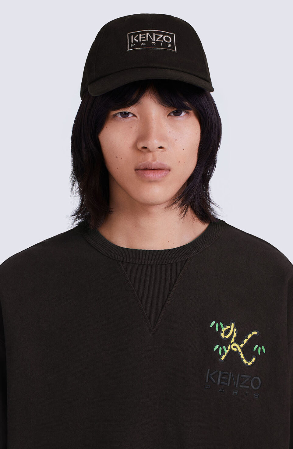 Felpa girocollo Tiger tail FC65SW4214ME 99J KENZO Black 