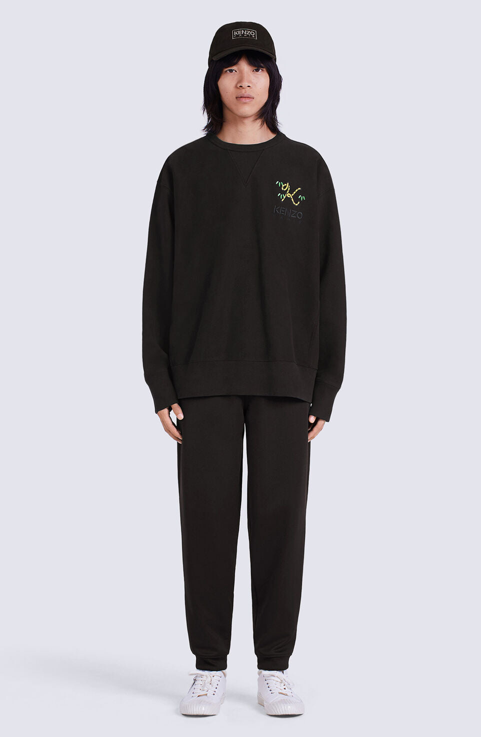 Felpa girocollo Tiger tail FC65SW4214ME 99J KENZO Black 