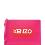 Pochette in pelle Kenzo Paris FD55PM402L41 26 KENZO Pink 