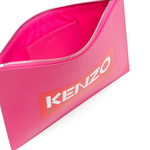 Pochette in pelle Kenzo Paris FD55PM402L41 26 KENZO Pink 