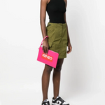 Pochette in pelle Kenzo Paris FD55PM402L41 26 KENZO Pink 