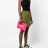 Pochette in pelle Kenzo Paris FD55PM402L41 26 KENZO Pink 