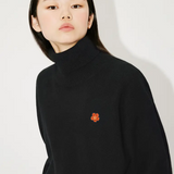 Maglia collo alto Boke Flower FD62PU4323LC 99J KENZO Black 