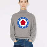 Maglia collo alto Target FD65PU4013BA 94 KENZO Pearl grey 
