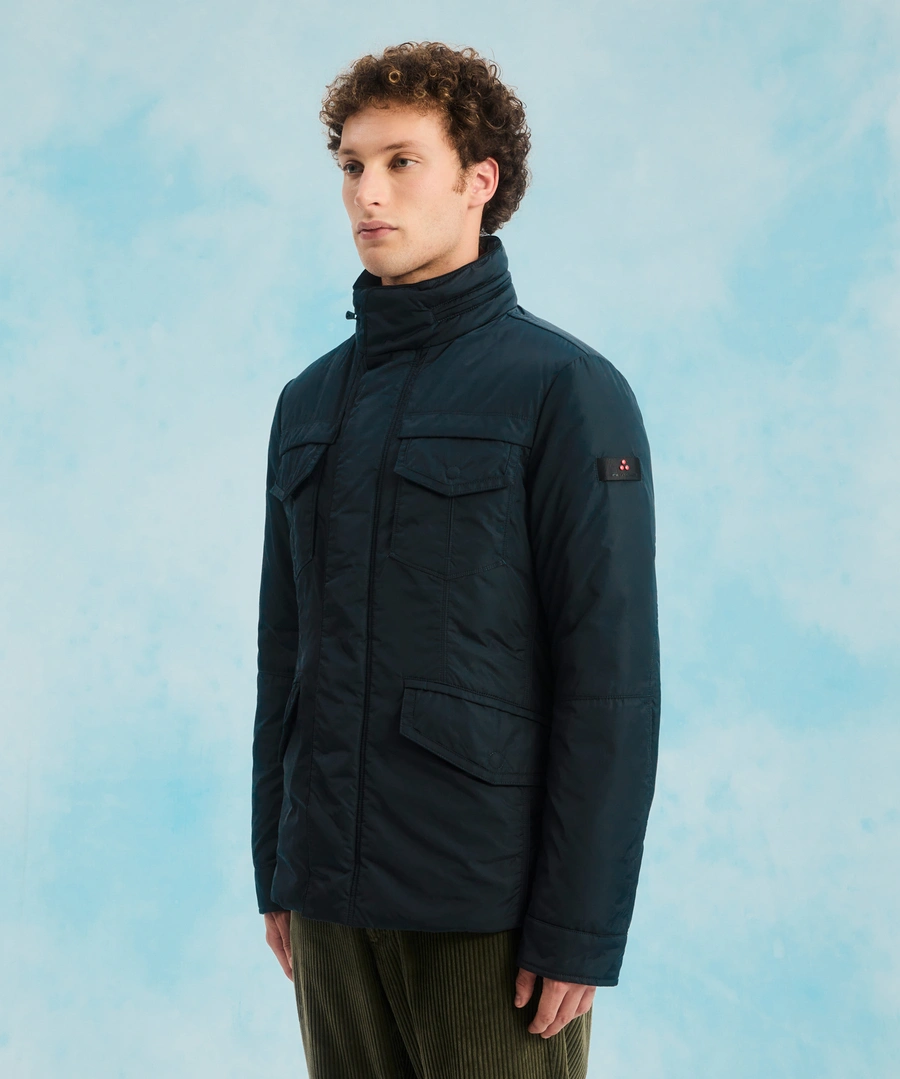 Field jacket in tessuto super light PEU4370 01181786 215 PEUTEREY Blue 
