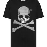 T-Shirt girocollo Skull&Bones MTK6188 PJY002N 02 02 PHILIPP PLEIN Black 