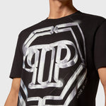 T-Shirt girocollo stampata MTK6445 PJY002N 02 02 PHILIPP PLEIN Black 