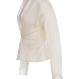 Blusa torchon in seta 100108ZR64 O62 PINKO Avorio 