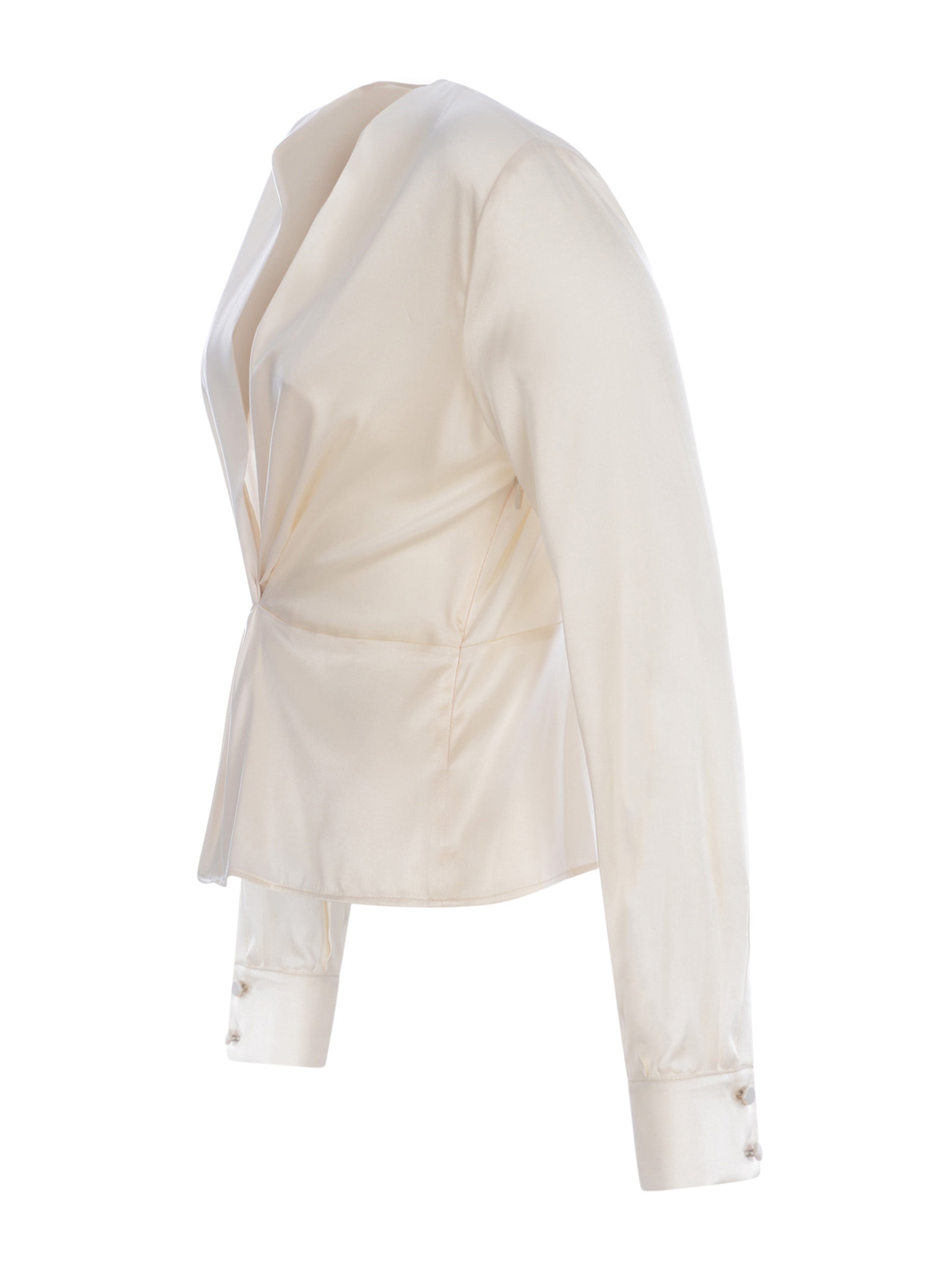 Blusa torchon in seta 100108ZR64 O62 PINKO Avorio 
