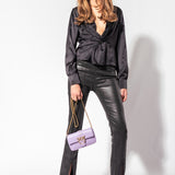 Blusa torchon in seta 100108ZR64 Z99 PINKO Black 