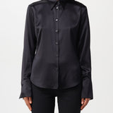 Camicia in satin di seta 100612ZR64 Z99 PINKO Black 