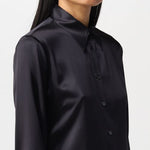 Camicia in satin di seta 100612ZR64 Z99 PINKO Black 