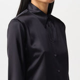 Camicia in satin di seta 100612ZR64 Z99 PINKO Black 