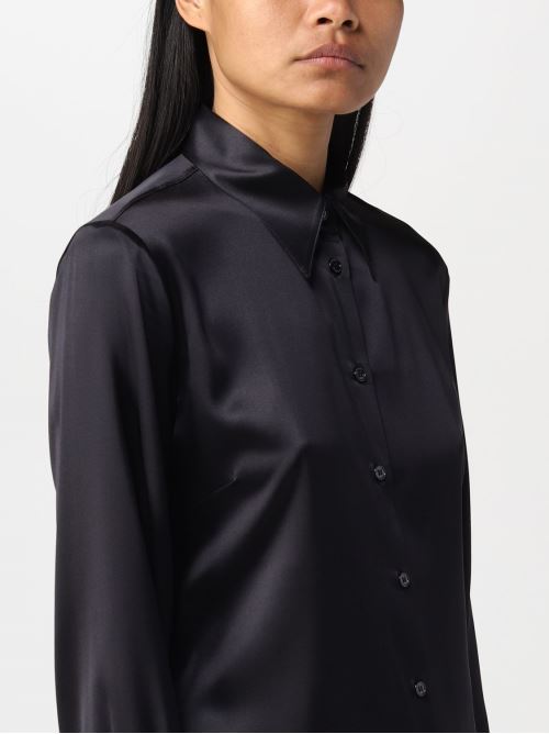 Camicia in satin di seta 100612ZR64 Z99 PINKO Black 