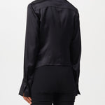 Camicia in satin di seta 100612ZR64 Z99 PINKO Black 