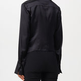Camicia in satin di seta 100612ZR64 Z99 PINKO Black 