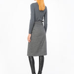 Cardigan aderente a costine 102340A15S I90 PINKO Dark grey 
