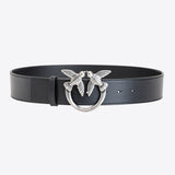 Cintura in pelle 1H212VY5H7 Z99O PINKO Black/silver 