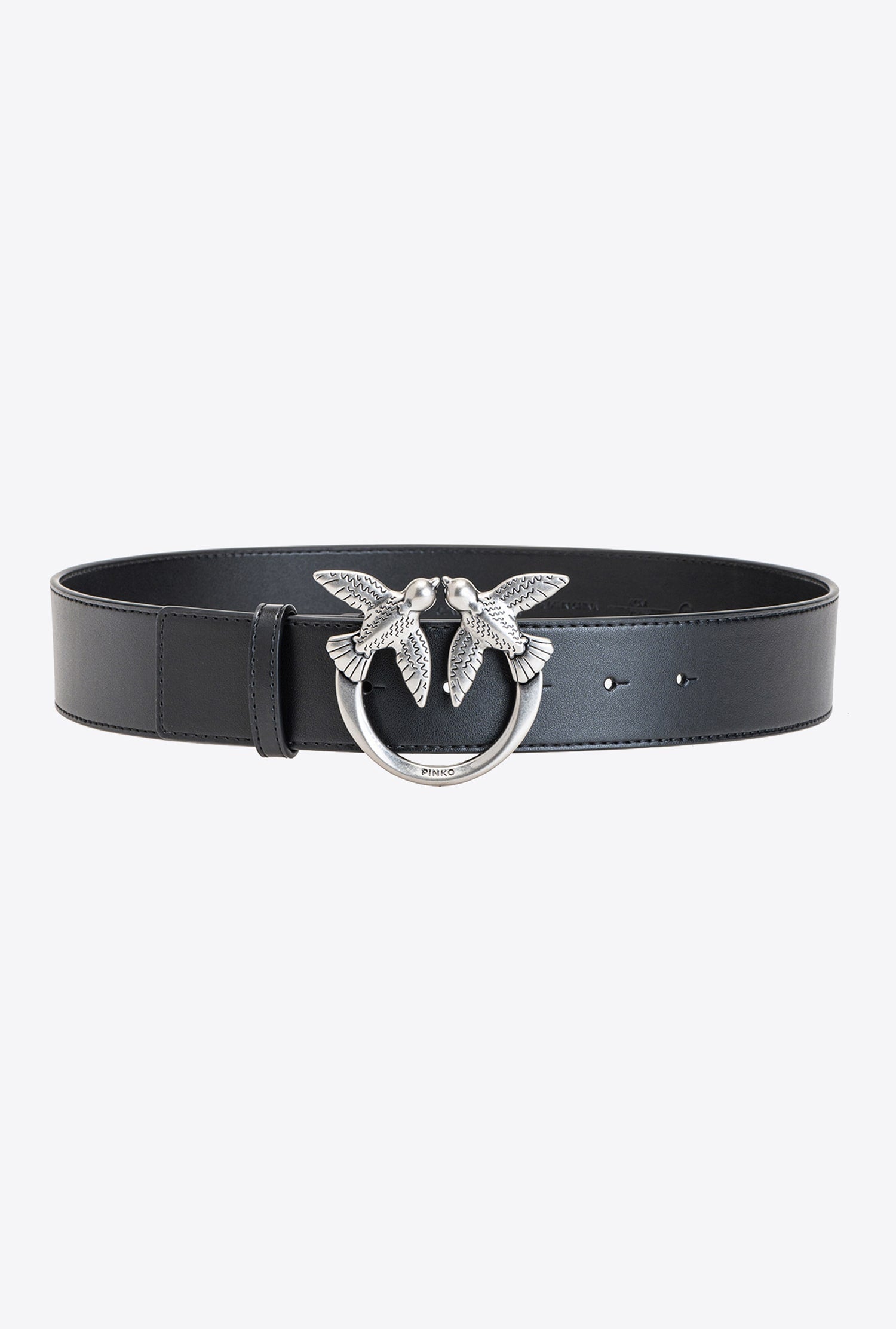 Cintura in pelle 1H212VY5H7 Z99O PINKO Black/silver 