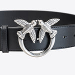 Cintura in pelle 1H212VY5H7 Z99O PINKO Black/silver 