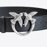 Cintura in pelle 1H212VY5H7 Z99O PINKO Black/silver 