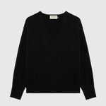 Maglia scollo a V RND561CC53 109 ROY ROGER'S Black 