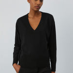Maglia scollo a V RND561CC53 109 ROY ROGER'S Black 