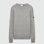 Maglia girocollo in lana e cachemire RRU502CE39 BG1 ROY ROGER'S Silk/nebbia 