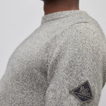 Maglia girocollo in lana e cachemire RRU502CE39 BG1 ROY ROGER'S Silk/nebbia 