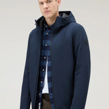 Giacca Pacific in Tech Softshell CFWOOU0791MRUT3496 3989 WOOLRICH Melton blue 