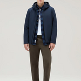 Giacca Pacific in Tech Softshell CFWOOU0791MRUT3496 3989 WOOLRICH Melton blue 